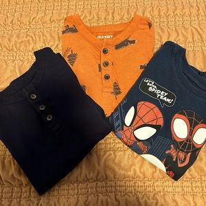 Old Navy 5T long sleeve shirt bundle